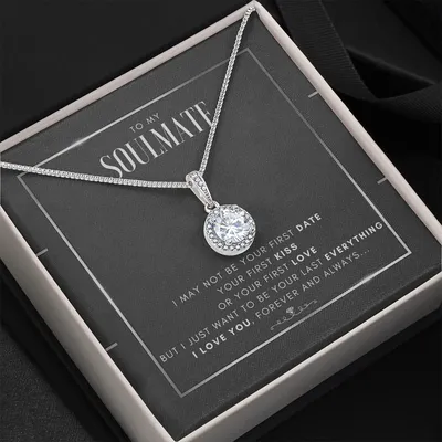 Gift To Soulmate Not Be Your First Date Or Your First Kiss Eternal Hope Necklace