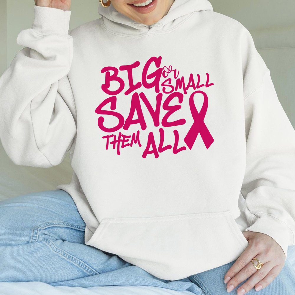 Save A Rack Breast Cancer Hoodie Hoodie Hoodie Trendy Fight Cancer Hoodie