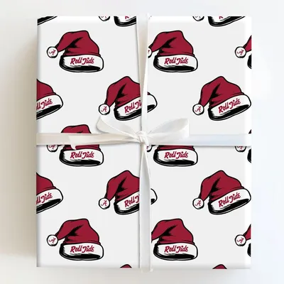 Santa Spirit Alabama A - Gift Wrap for Christmas, Holidays Wrapping Paper, Christmas Wrapping Paper