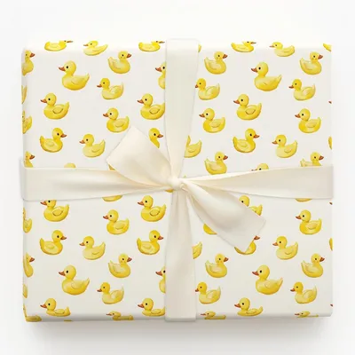 Sunny and Squeaky Clean - Gift Wrap for Christmas, Holidays Wrapping Paper, Christmas Wrapping Paper