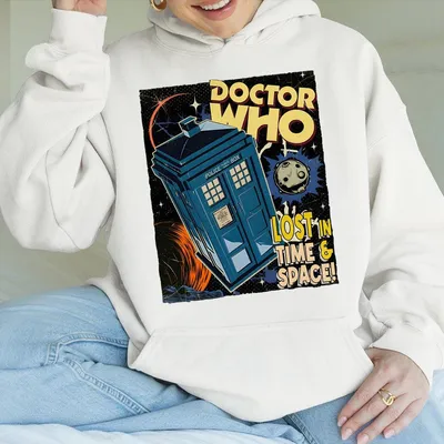 Dr Who Tardis Hoodie Time Travel Box Hoodie Retro Sci Fi Lost In Space Hoodie Graphic Hoodie Unisex Hoodie Gif For Him Gif For Her