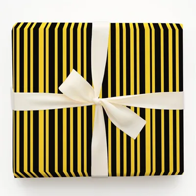 Caution Ahead Boys - Gift Wrap for Christmas, Holidays Wrapping Paper, Christmas Wrapping Paper