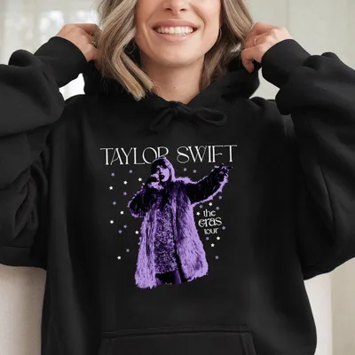 Taylor Swift The Eras Tour Live Photo Stars Hoodie