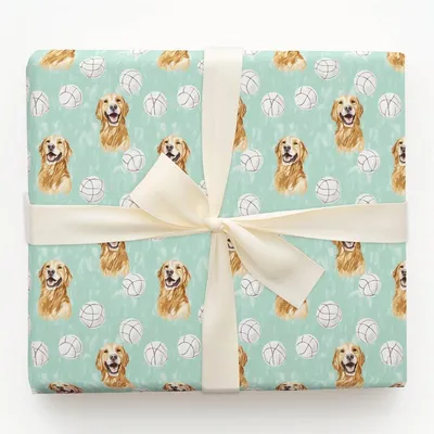 Bump Set Bark - Gift Wrap for Christmas, Holidays Wrapping Paper, Christmas Wrapping Paper