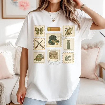 Hunting Girlfriend T-Shirt Camo Bows T-Shirt Coquette Hunting T-Shirt Duck Hunting T-Shirt Hunting T-Shirt