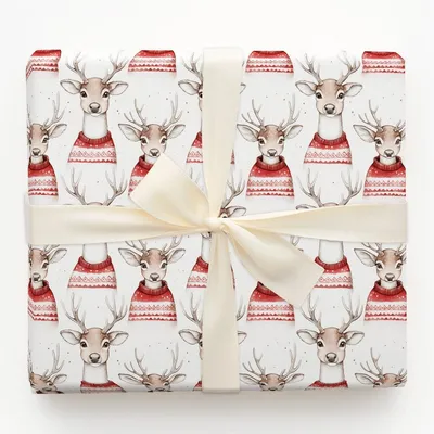 Sleigh Cozy - Gift Wrap for Christmas, Holidays Wrapping Paper, Christmas Wrapping Paper
