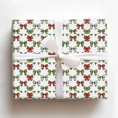 Merry Motif - Gift Wrap for Christmas, Holidays Wrapping Paper, Christmas Wrapping Paper