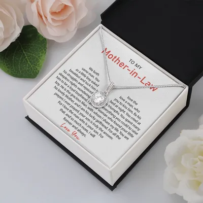 To My Mother In Law, Mother In Law Necklace Gift from Daughter In Law, Mother's Day Gift, Gift from Bride to Mom of the Groom