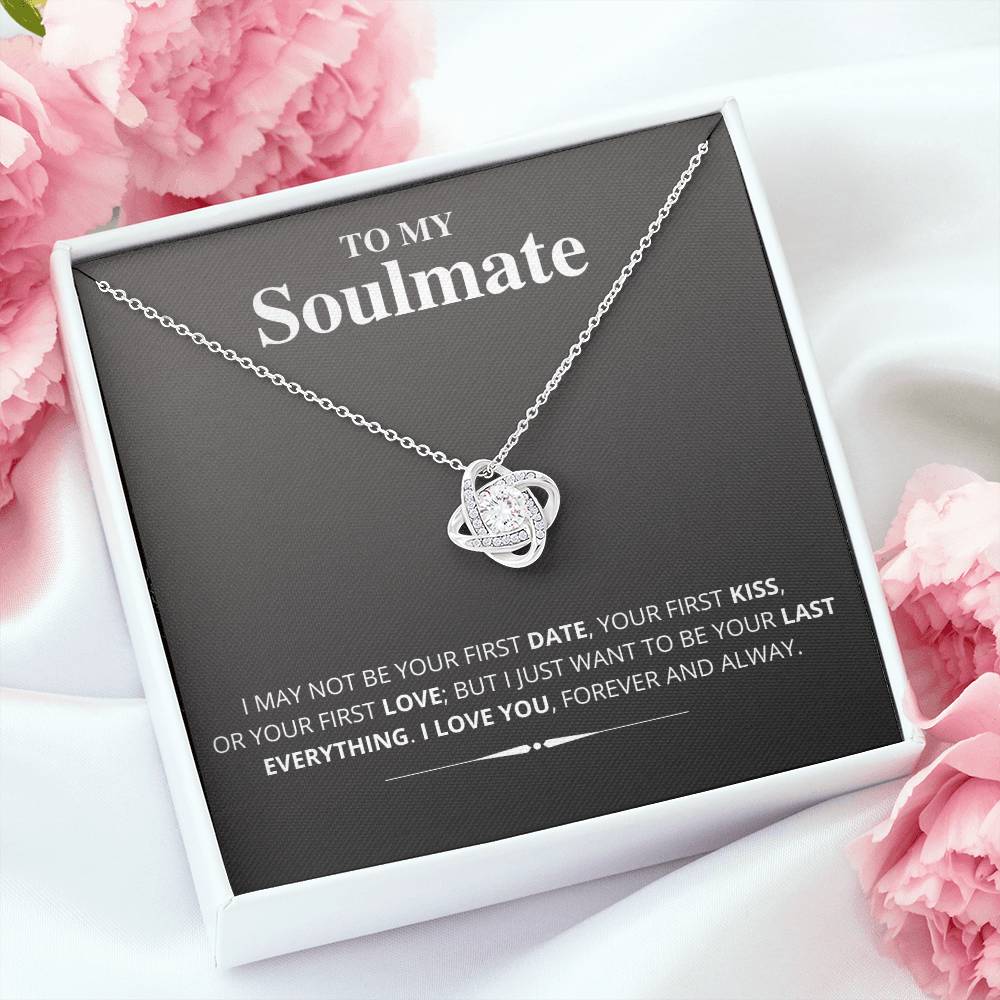 To My Soulmate - Love Knot Necklace
