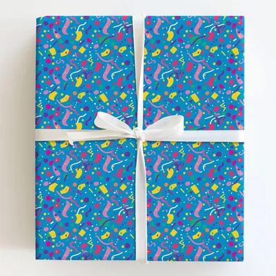 Lets Party - Gift Wrap for Christmas, Holidays Wrapping Paper, Christmas Wrapping Paper
