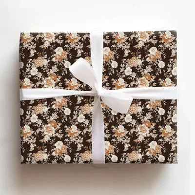 Nior Flower - Gift Wrap for Christmas, Holidays Wrapping Paper, Christmas Wrapping Paper