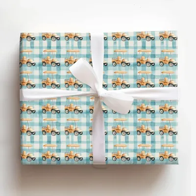 Fairway Flynn - Gift Wrap for Christmas, Holidays Wrapping Paper, Christmas Wrapping Paper