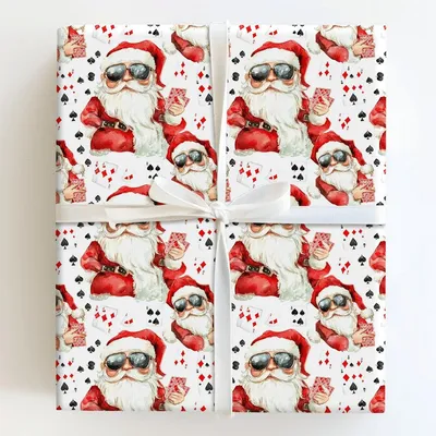 Jolly Bluff - Gift Wrap for Christmas, Holidays Wrapping Paper, Christmas Wrapping Paper