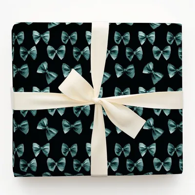 Green House Tux - Gift Wrap for Christmas, Holidays Wrapping Paper, Christmas Wrapping Paper