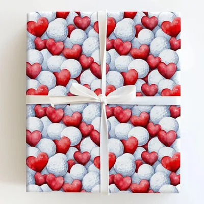 Puttin on Love - Gift Wrap for Christmas, Holidays Wrapping Paper, Christmas Wrapping Paper