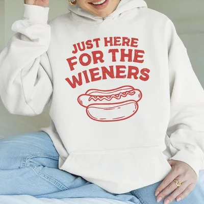 Hot Dog Hoodie Just Here For The Wieners Hoodie July 4th Hoodie July 4th Hot Dog Hoodie Hot Dog Lovers Hoodie Independence
