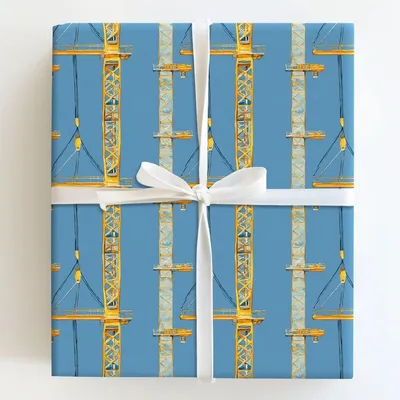 Crane Queen - Gift Wrap for Christmas, Holidays Wrapping Paper, Christmas Wrapping Paper