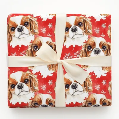 Royal Cuddle - Gift Wrap for Christmas, Holidays Wrapping Paper, Christmas Wrapping Paper