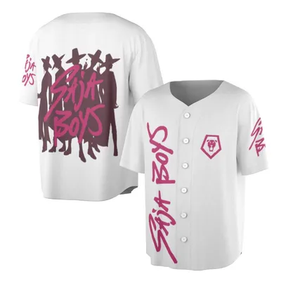 Saja Boys Baseball Jersey, Animated Music Group Baseball Jersey, Anime Character Merch, K-Pop Style, Us