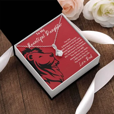 To My Beautiful Daughter  You Are A Wonderful Person With A Heart Full Of Love 1 Alluring Beauty Necklace