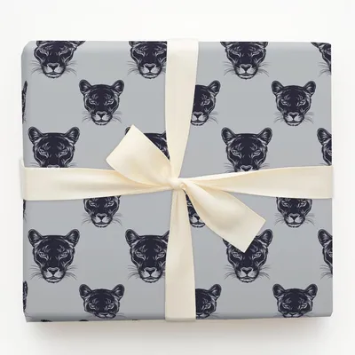 Sleek as Shadow - Gift Wrap for Christmas, Holidays Wrapping Paper, Christmas Wrapping Paper