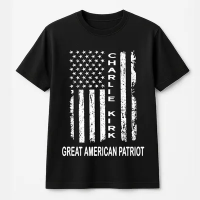 Charlie Kirk Signature Freedom T-Shirt Thank You Charlie,Made In Usa,For Men & Women,All Colors