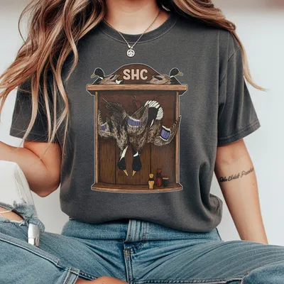 Trophy Duck Wall T-Shirt Vintage Hunting T-Shirt For Youth Adults Shc Southern Style