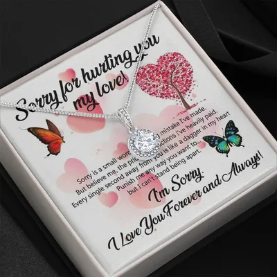 Sorry For Hurting You My Love Tree Love Eternal Hope Necklace