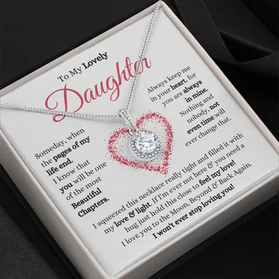 To My Lovely Daughter - Eternal Hope Necklace