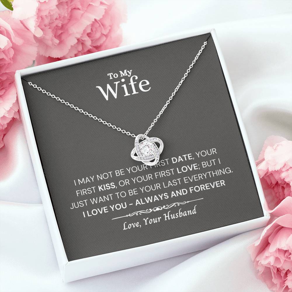 To My Wife - Love Knot Necklace