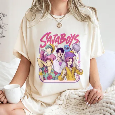 Saja Boys Kpop Demon Hunters Kid S T-Shirt Gift For Women Saja Boys Huntrix Pin Mira For Zoey Demon Hunter Merc