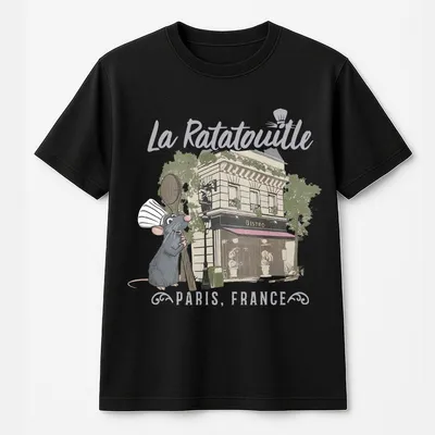 Little Chef Remy T-Shirt, Ratatouille Paris T-Shirt, Ratatouille T-Shirt, Gusteau'S T-Shirt, Cute Mouse T-Shirt