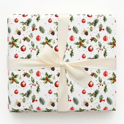 Nick Went Shopping - Gift Wrap for Christmas, Holidays Wrapping Paper, Christmas Wrapping Paper