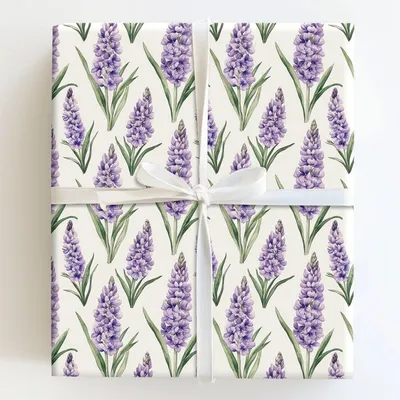 Hyacinth and Seek - Gift Wrap for Christmas, Holidays Wrapping Paper, Christmas Wrapping Paper
