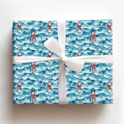 Tropical Paddle - Gift Wrap for Christmas, Holidays Wrapping Paper, Christmas Wrapping Paper