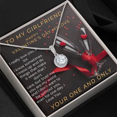To My Gorgeous Girlfriend - The Beautiful Eternal Hope Necklace