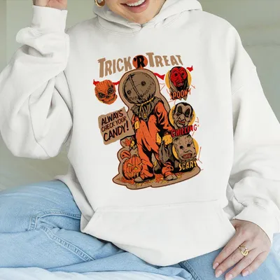 Vintage Halloween Trick Or Treat Hoodie, Horror Movie Hoodie, Halloween Hoodie, Movie Hoodie, Spooky Season, Halloween Pumpkin Hoodie