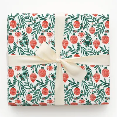 All Over Ornament - Gift Wrap for Christmas, Holidays Wrapping Paper, Christmas Wrapping Paper