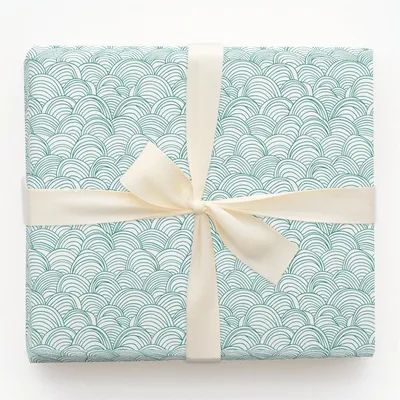 Warp Waves - Gift Wrap for Christmas, Holidays Wrapping Paper, Christmas Wrapping Paper