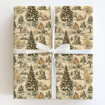 Early Christmas Morning - Gift Wrap for Christmas, Holidays Wrapping Paper, Christmas Wrapping Paper