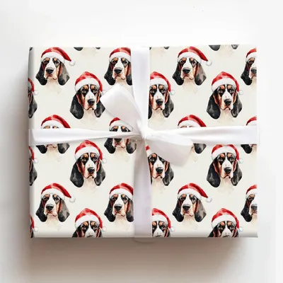 Deck the Drool - Gift Wrap for Christmas, Holidays Wrapping Paper, Christmas Wrapping Paper