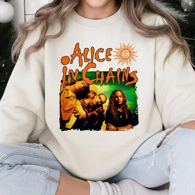 Vintage Alice In Chains Band Sweatshirt Unisex S 5xl Sweatshirt For Men And Women Retro Music Tour Gift Sweatshirt Perfect For Fans