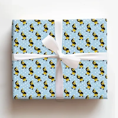 Hawkeye Dotties - Gift Wrap for Christmas, Holidays Wrapping Paper, Christmas Wrapping Paper