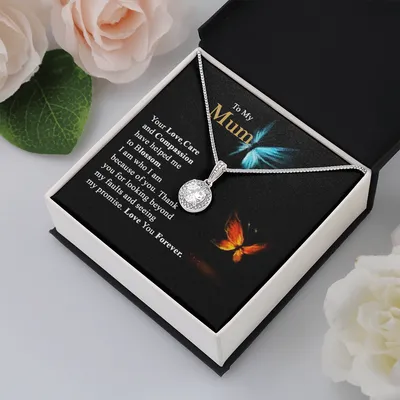 To My Mum, Eternal Hope Necklace,  I am who I am because of you