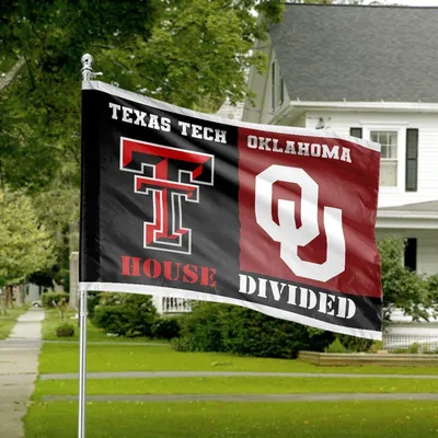 House Divided Horizontal House Flag, Rival Teams Split Design, Family Rivalry Sports Decor, Game Day Outdoor Flag Horizontal House Flag