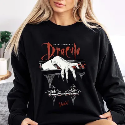 New Collection For Womenbram Stoker'S Dracula Acid Sweatshirt Horror Sweatshirt Vintage Sweatshirt Gift For Him