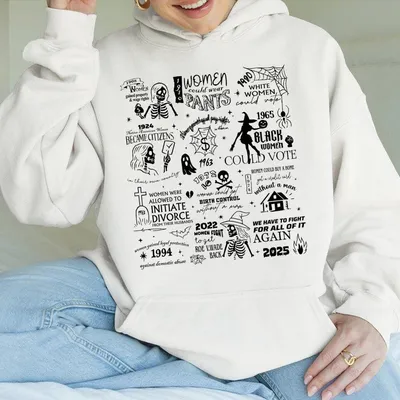 Feminist Witch Hoodie, Women Empowerment Hoodie, They Didn'T Burn Witches They Burned Women Graphi
