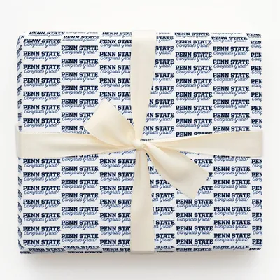 Congrats Penn State Grad - Gift Wrap for Christmas, Holidays Wrapping Paper, Christmas Wrapping Paper