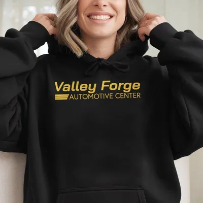 Valley Forge Automotive Center Hoodie, Car & Tires Funny Graphic Hoodie, Shane Gillis Tv Series Unisex Top For Casual Daily Wear