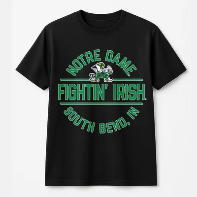 Notre Dame Fighting Irish Fast Break T-Shirt, College Football Graphic T-Shirt, Game Day Spirit Wear For Men And Women